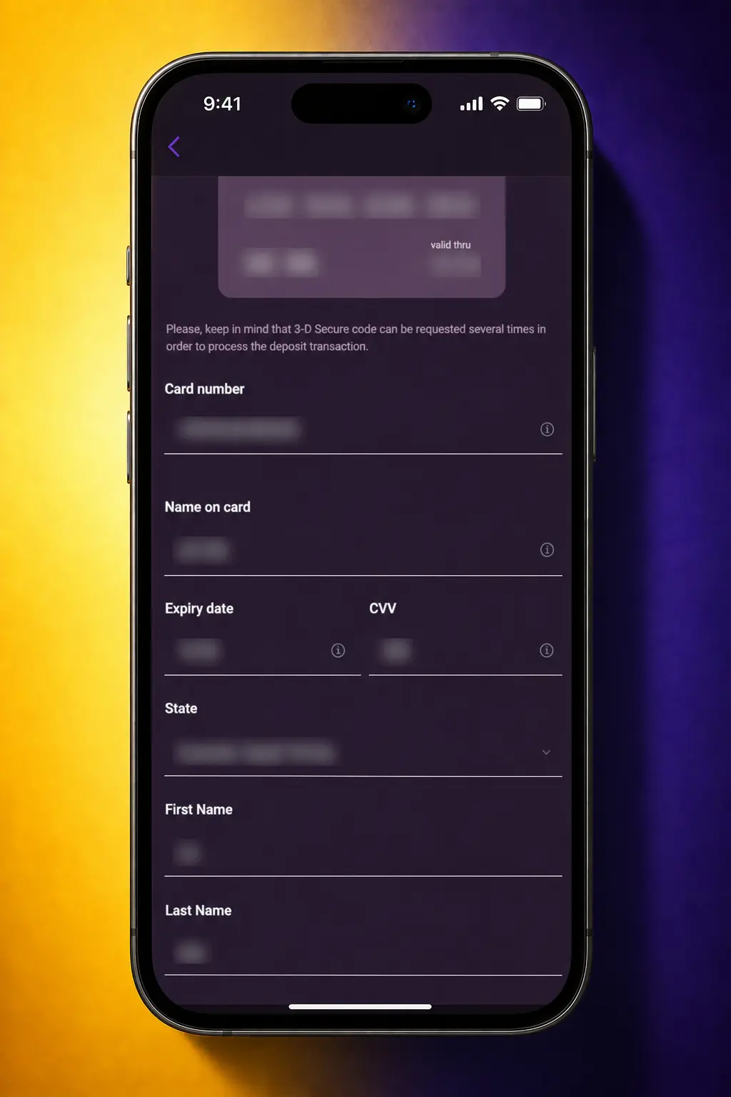 Ricky Casino Deposit Instructions - Step 5